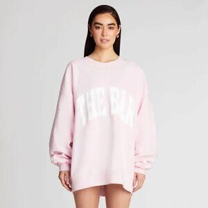 The Bar Varsity Sweatshirt in Blush - Sold Out